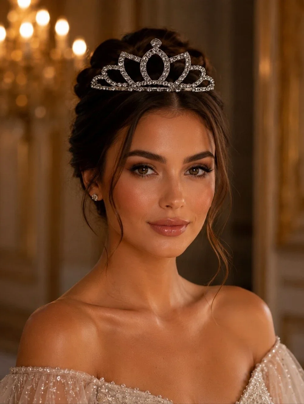 BULK Metal Tiara/Crowns Silver & Gold Tone (12)